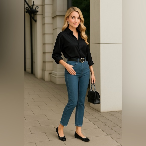 Nine West Black Patent Flats Vegan Women’s Shoes Size 7 NWB - Picture 2 of 10